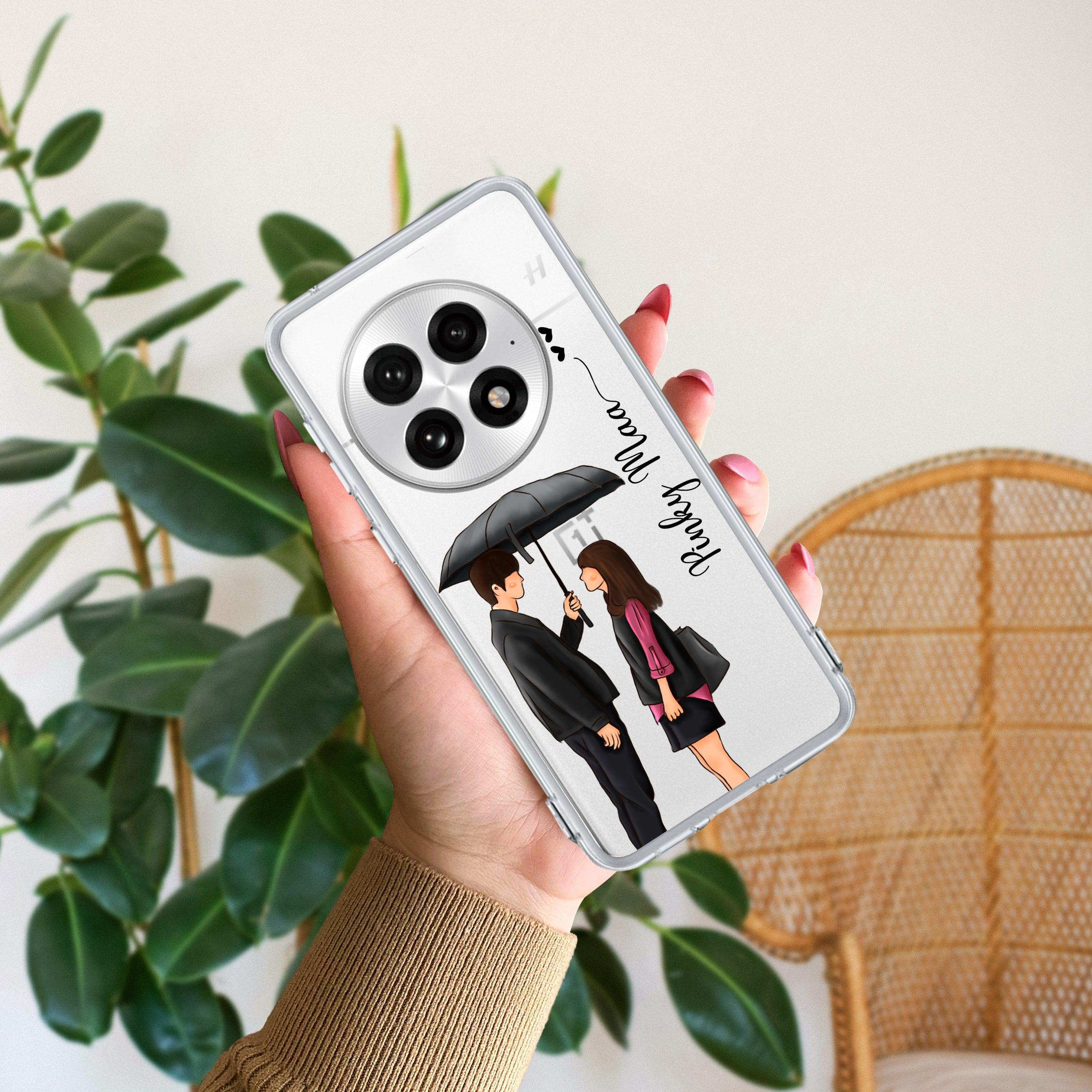 Caring Couple Customize Transparent Silicon Case For OnePlus - ShopOnCliQ