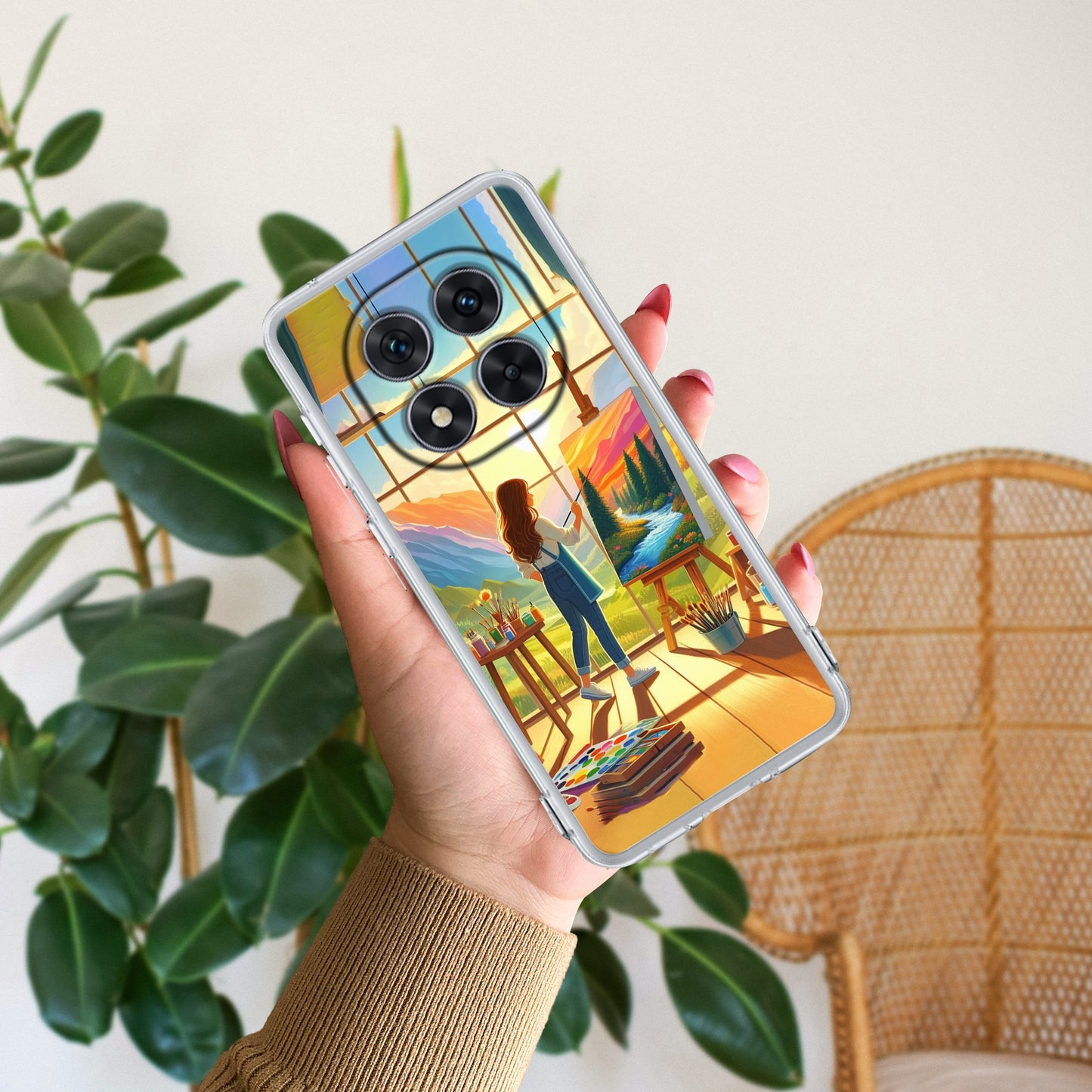 Canvas of Dreams Transparent Silicon Case For Redmi/Xiaomi