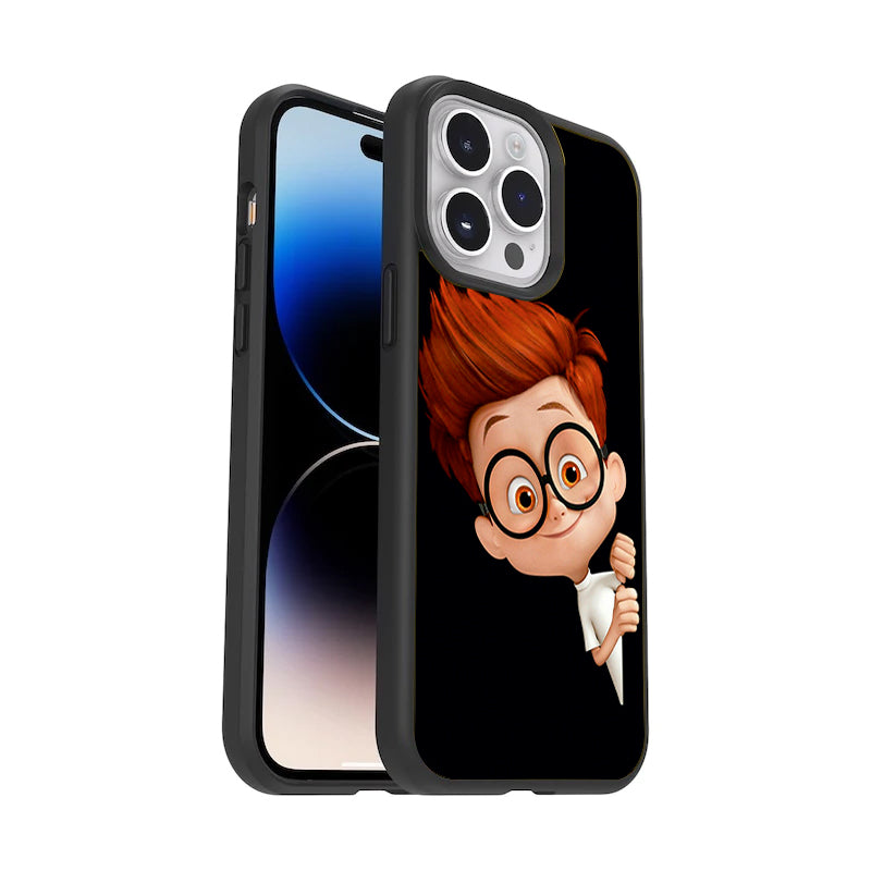 Cartoon Boy Glossy Metal Case Cover For Poco