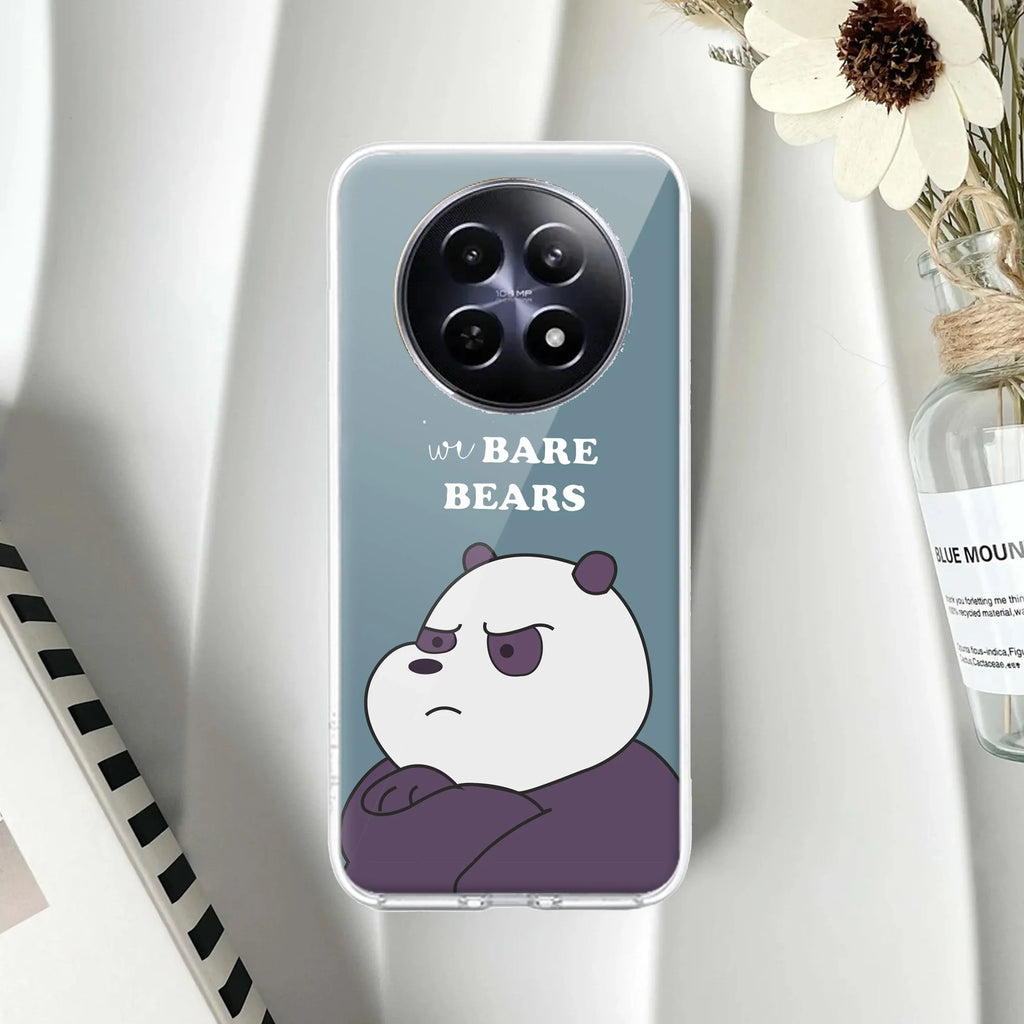We Bare Bears Anti Yelllow Case Blue For Realme 14 Pro Lite 5G