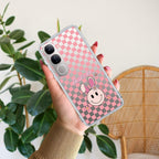 Cute Bunny Customize Transparent Silicon Case For Vivo V21 5G