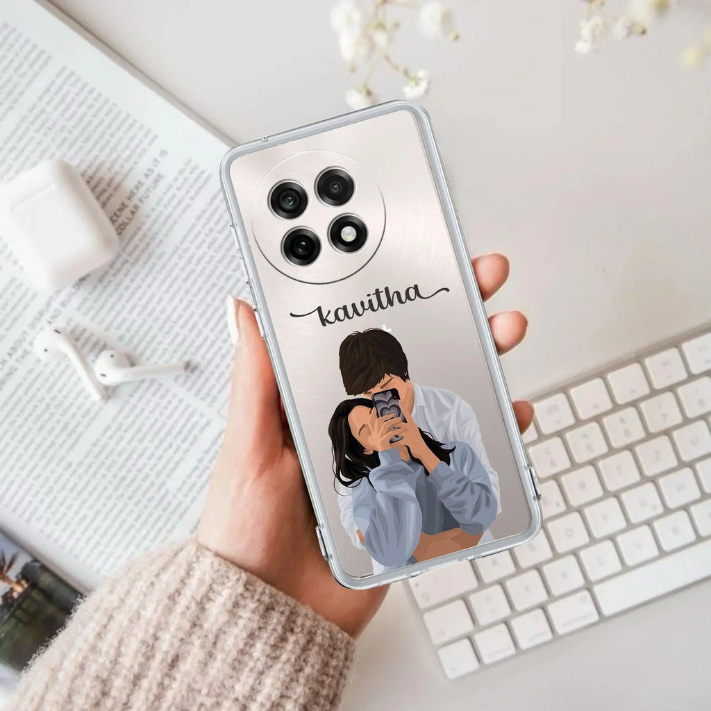 Captured Love Customize Transparent Silicon Case For OnePlus Nord CE 2 Lite