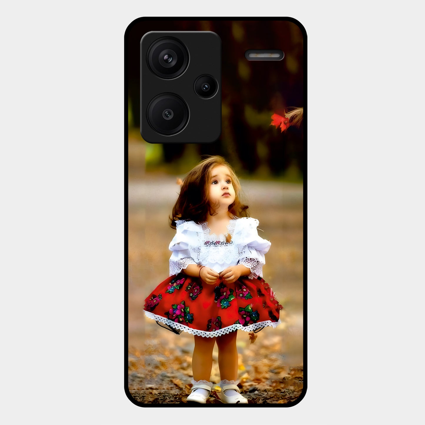 Doll Design Glossy Metal Case Cover For Redmi