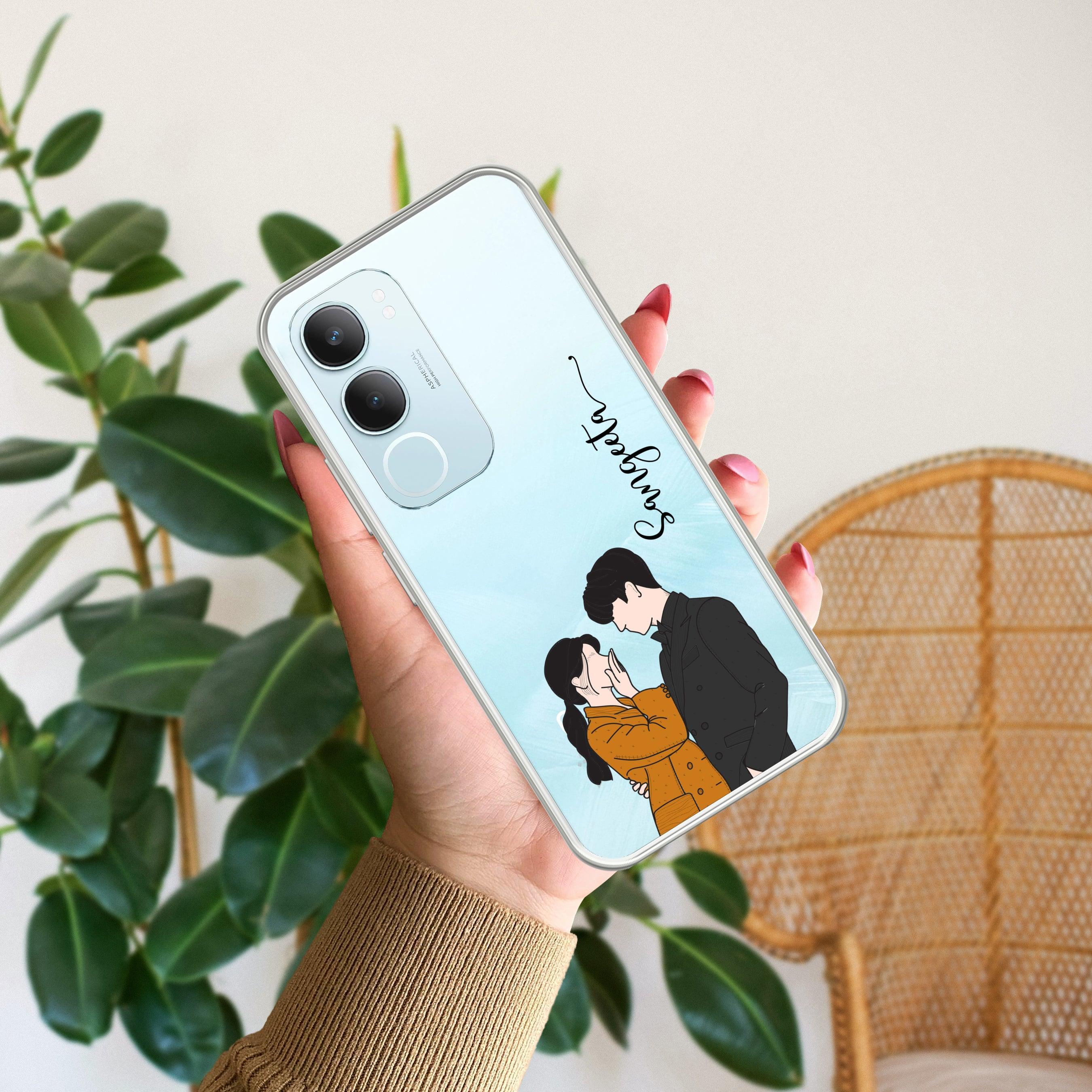 Couple Customize Transparent Silicon Case For Vivo - ShopOnCliQ