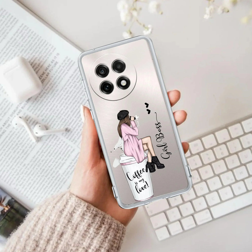 Coffee Lover Customize Transparent Silicon Case For OnePlus Nord CE 2 Lite