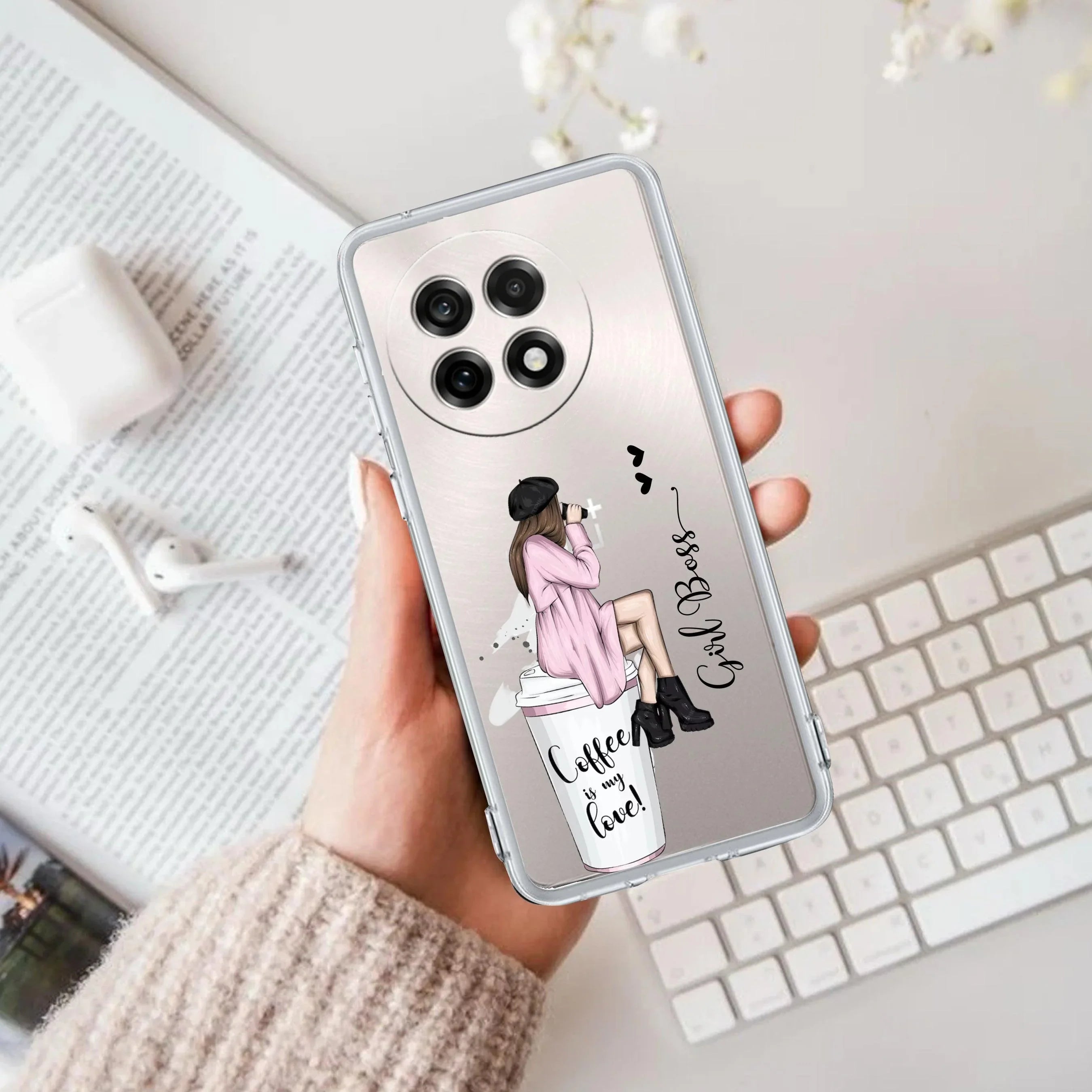 Coffee Lover Customize Transparent Silicon Case For OnePlus - ShopOnCliQ