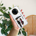 Caring Couple Customize Transparent Silicon Case For Realme C65 5G