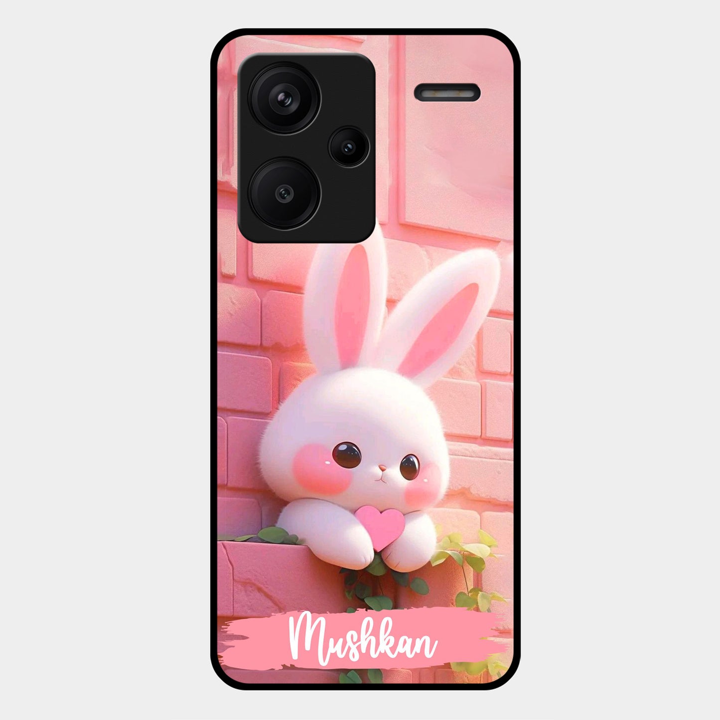 Bunny Glossy Metal Case Cover For Redmi