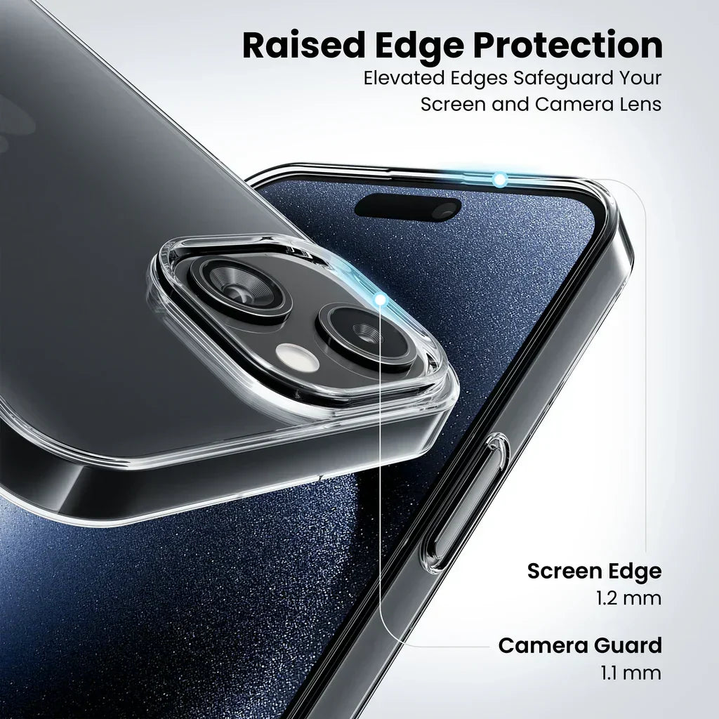 Anti Yellow Clear Case For iPhone 15 - ShopOnCliQ
