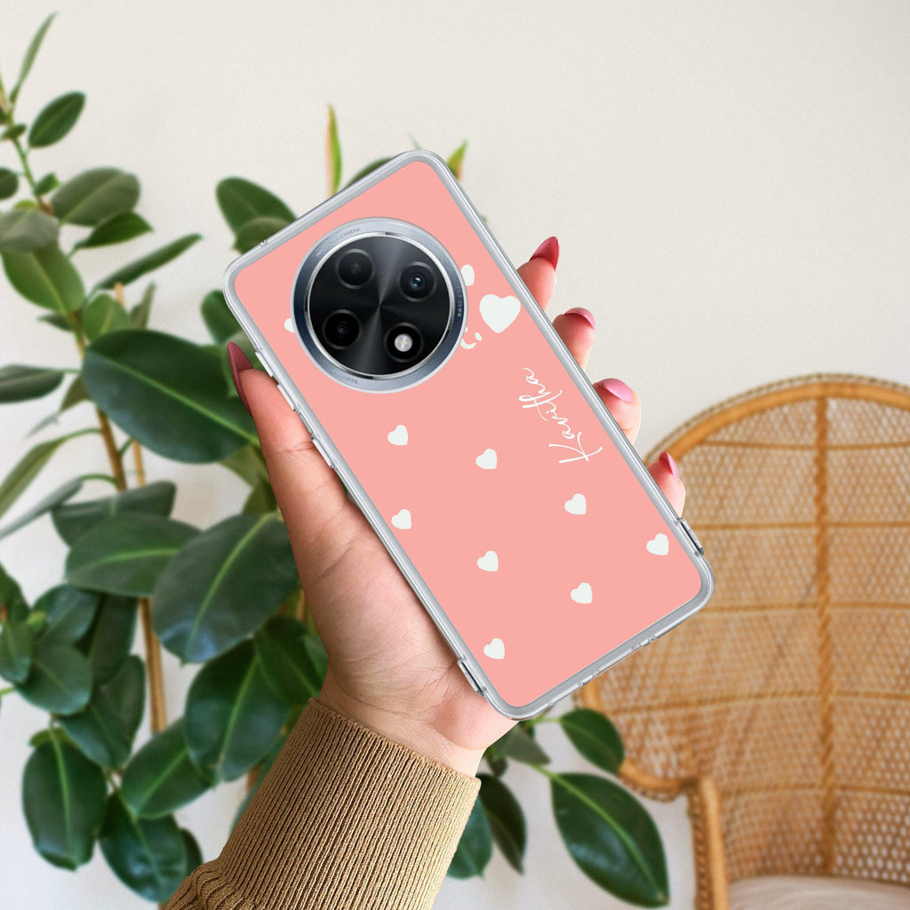 Be Loved Customize Anti Yellow Case Peach For Oppo F27 5G