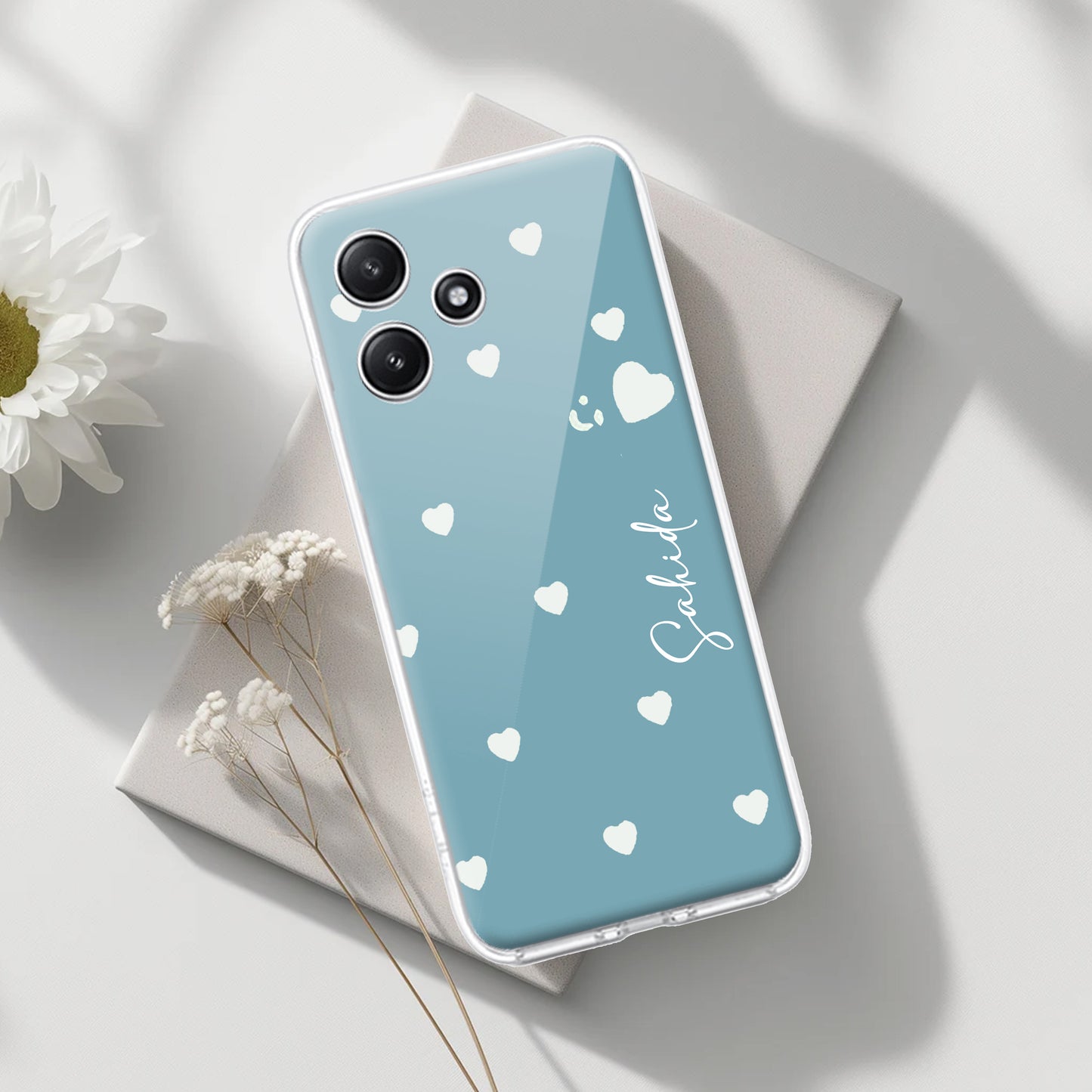 Be Loved Customize Transparent Silicon Case Sky Blue For Poco