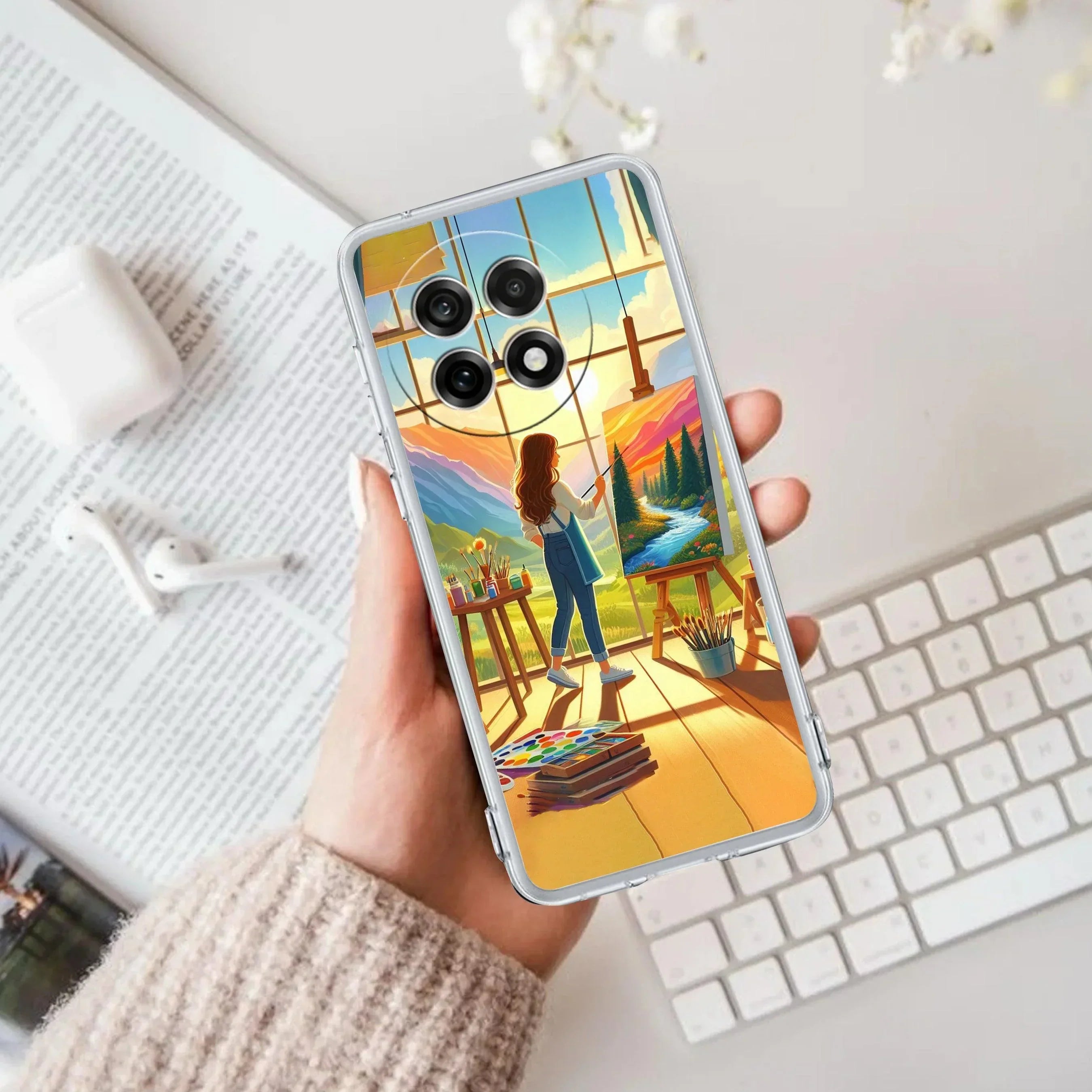 Canvas of Dreams Transparent Silicon Case For OnePlus - ShopOnCliQ
