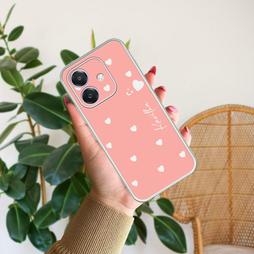 Be Loved Customize Anti Yellow Case Peach For Oppo A3x / Oppo A3