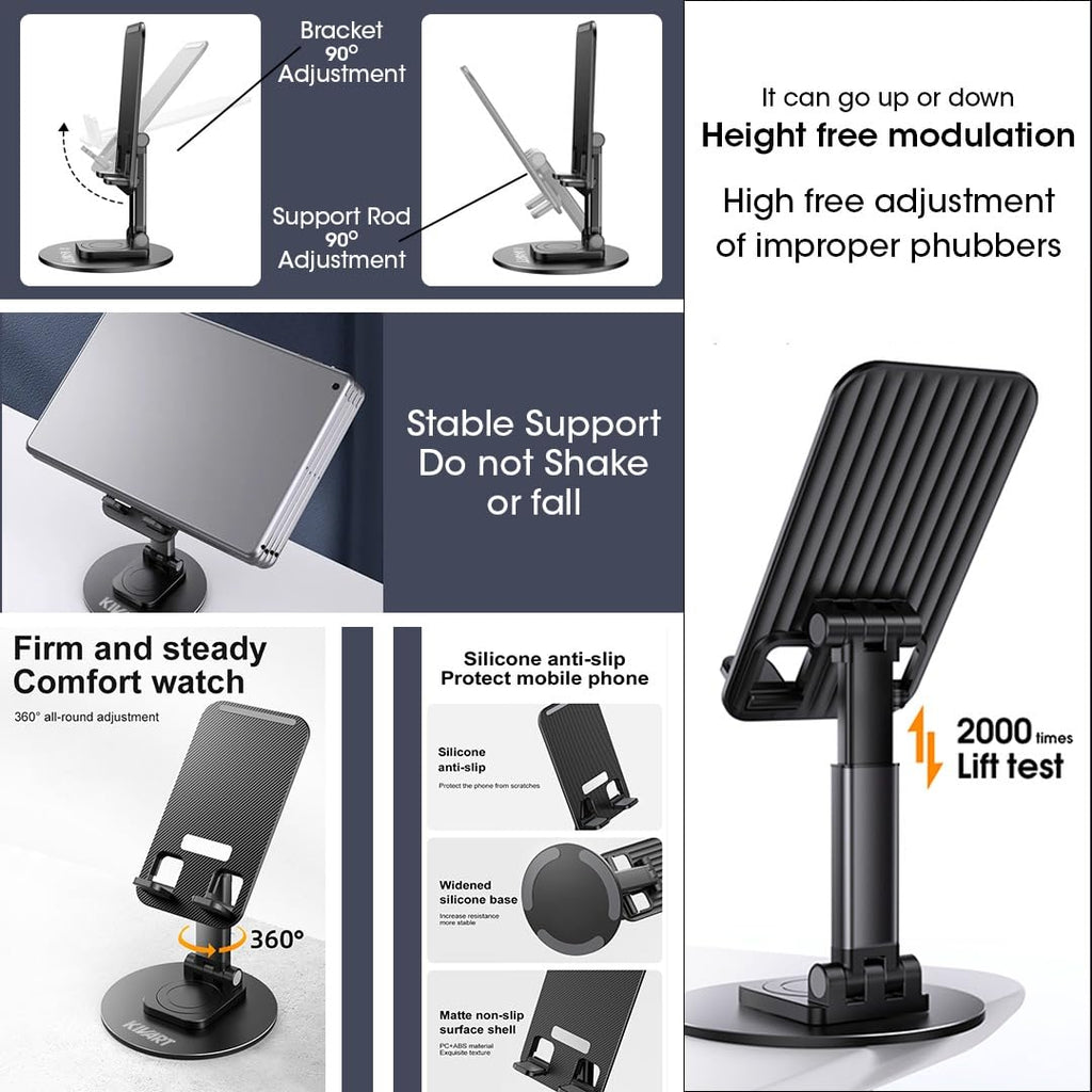 Flexifit Universal Mobile Stand, 360-Degree Rotation, Phone Holder - ShopOnCliQ