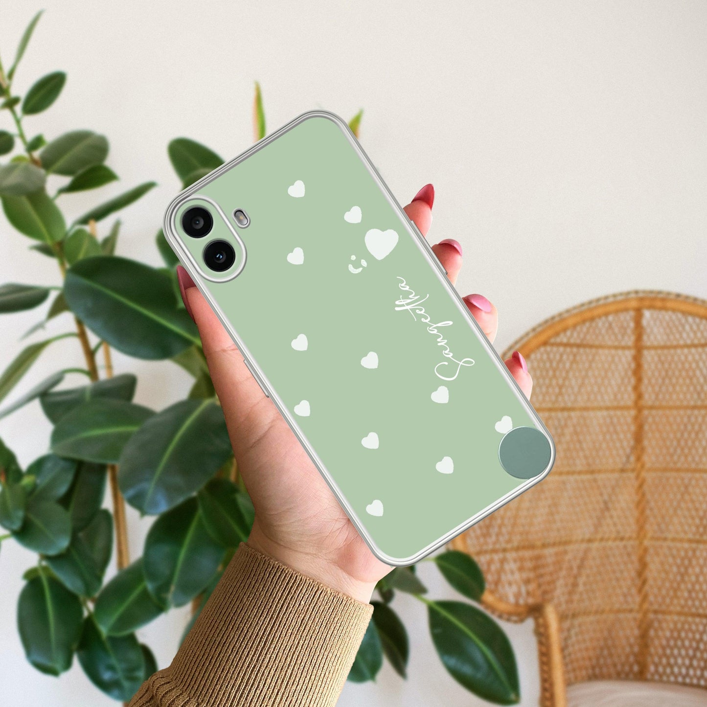 Be Loved Customize Transparent Silicon Case Mint Green For Nothing - ShopOnCliQ