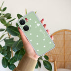 Be Loved Customize Transparent Silicon Case Mint Green For iQOO Z7 Pro 5G