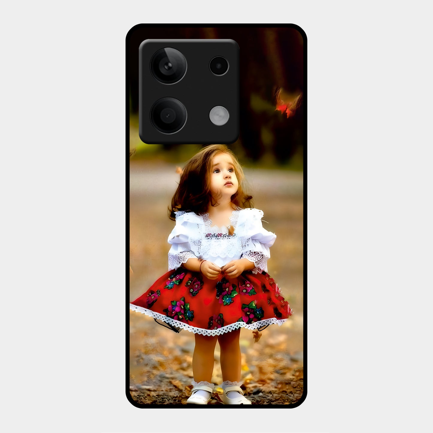 Doll Design Glossy Metal Case Cover For Redmi