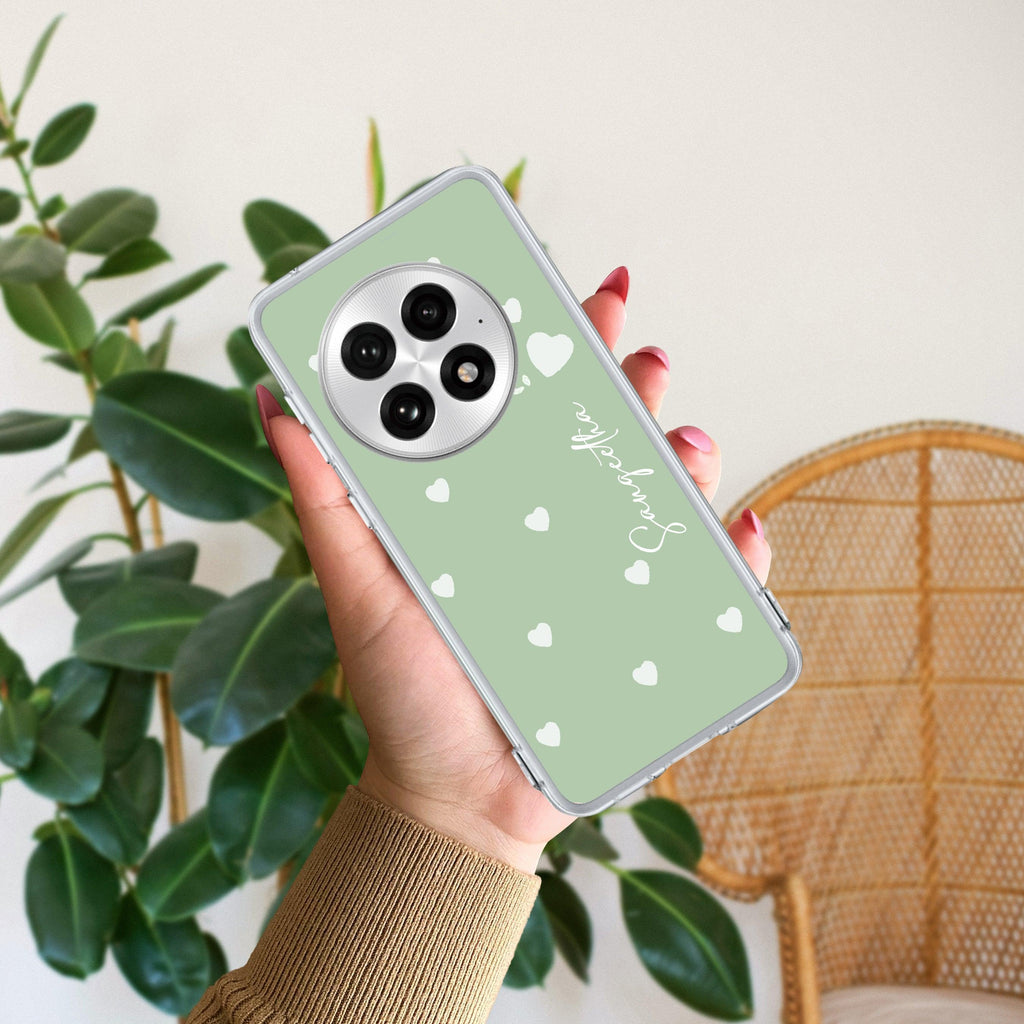 Be Loved Customize Transparent Silicon Case Mint Green For OnePlus - ShopOnCliQ