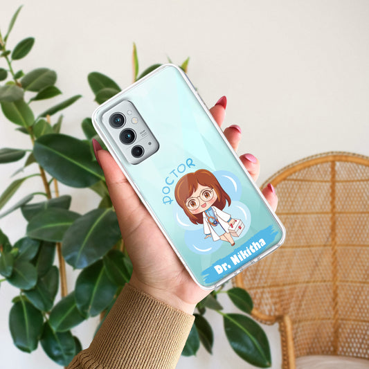 Future Doctor Customize Transparent Silicon Case For OnePlus