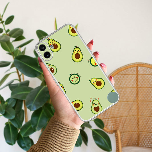 Cute Avocado Customize Transparent Silicon Case For Nothing