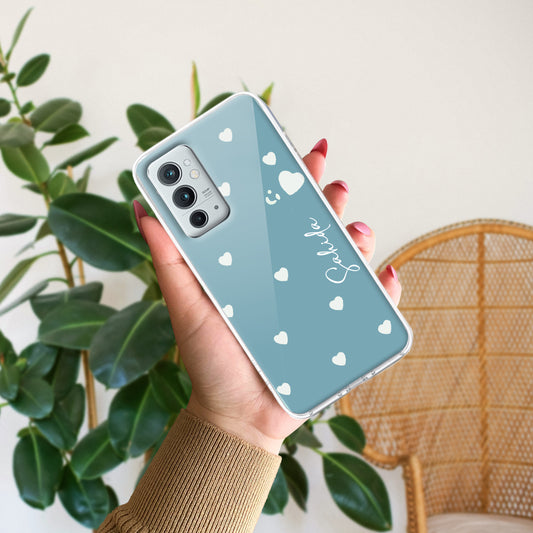 Be Loved Customize Transparent Silicon Case Sky Blue For OnePlus