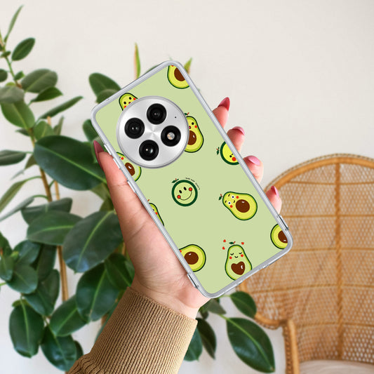 Cute Avocado Customize Transparent Silicon Case For OnePlus - ShopOnCliQ