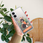 Cat Lover Customize Transparent Silicon Case For Vivo V21 5G
