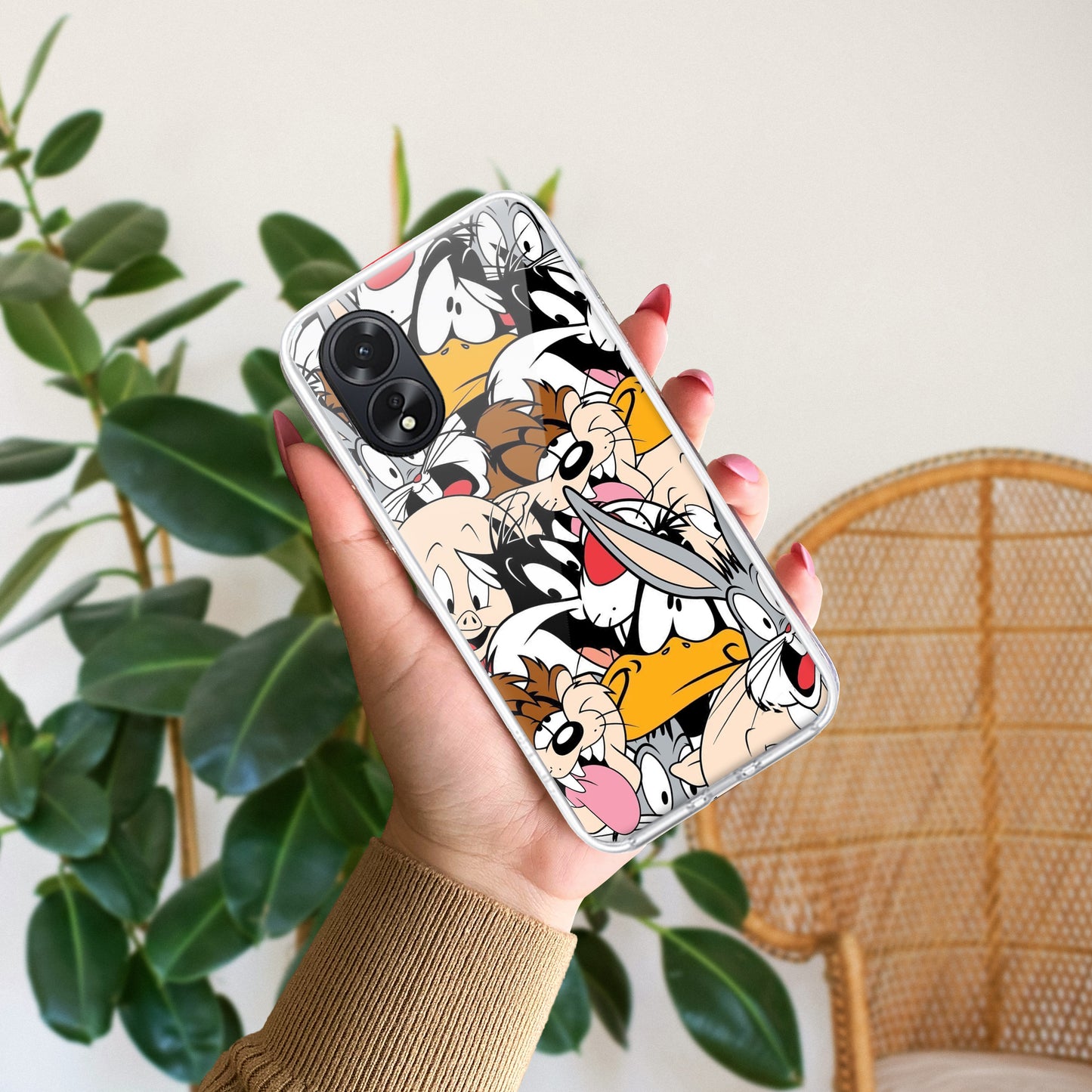 Cute Bugs Bunny Silicon Case For Oppo