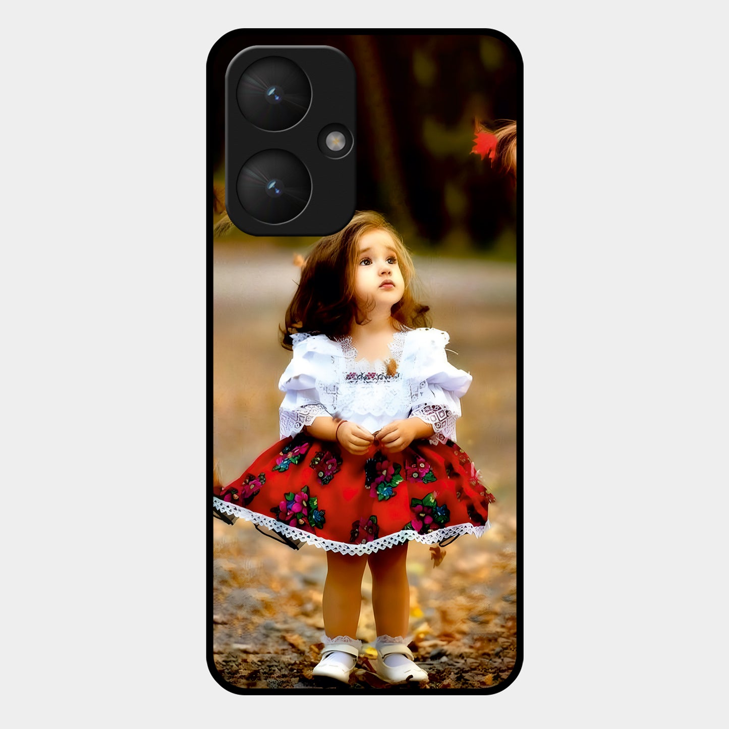 Doll Design Glossy Metal Case Cover For Redmi