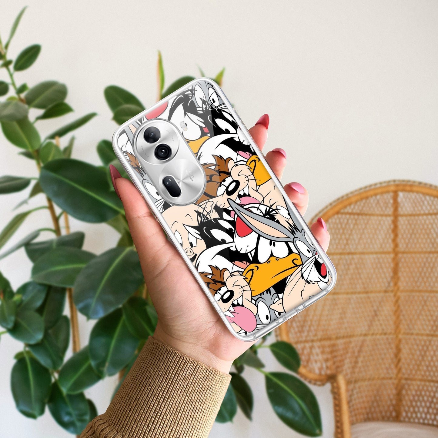 Cute Bugs Bunny Silicon Case For Oppo