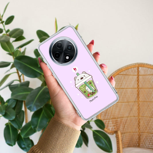 Cartoon Matcha Tea We Bare Bears Silicon Case For Oppo