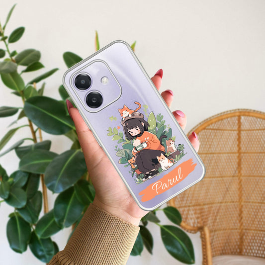 Cat Lover Customize Transparent Silicon Case For Oppo - ShopOnCliQ