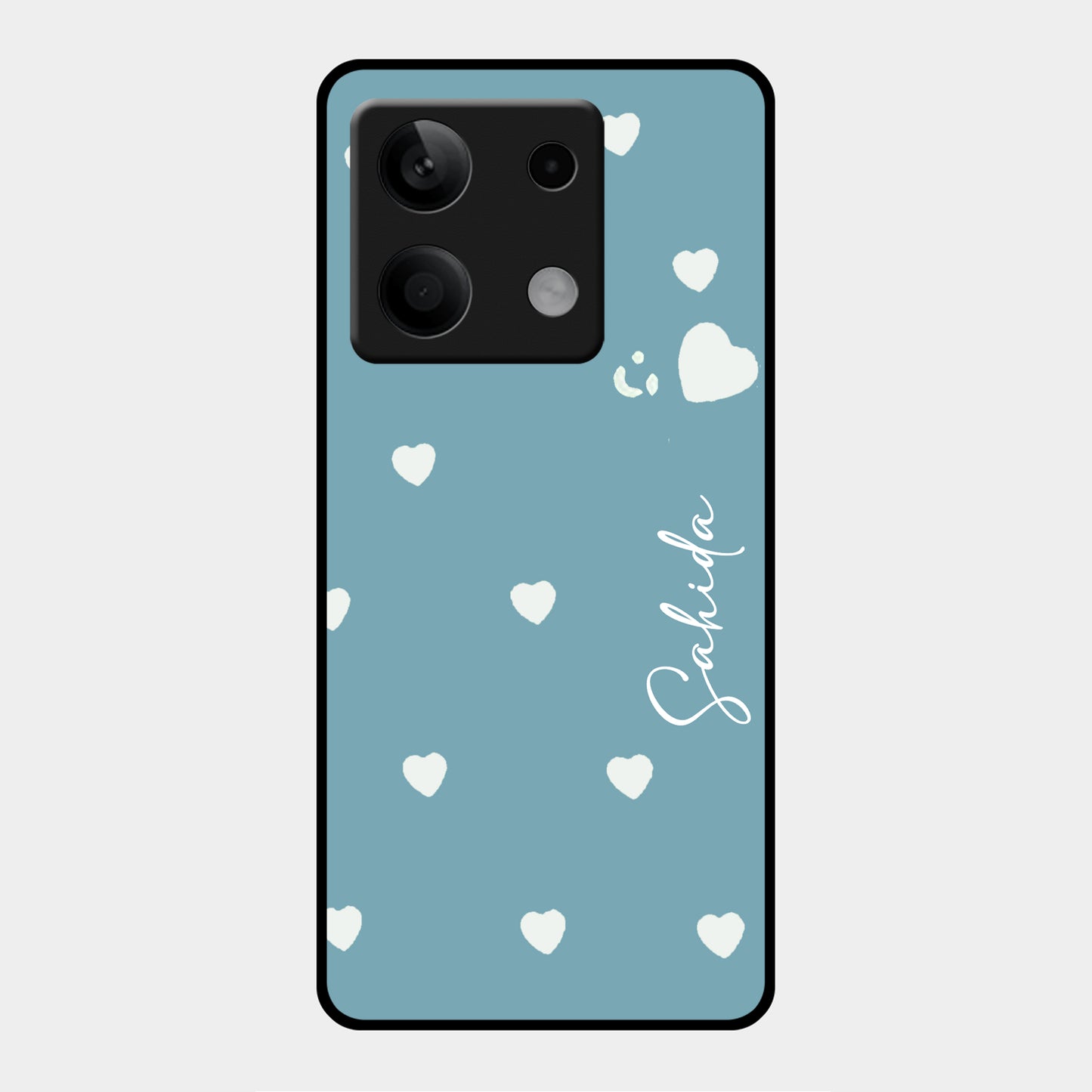 Be Loved Glossy Customized Metal Case Cover Sky Blue For Redmi