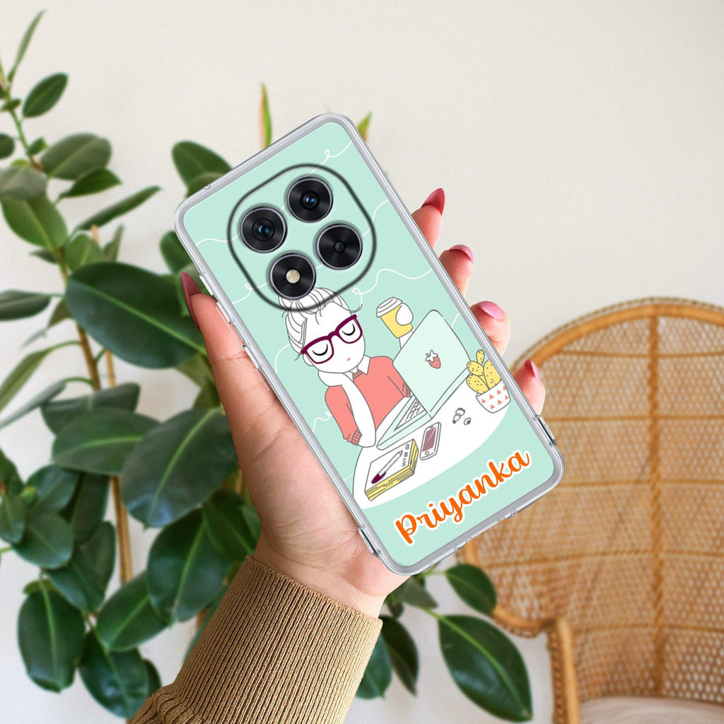 Creator Girl Customize Transparent Silicon Case For Redmi 13 5G