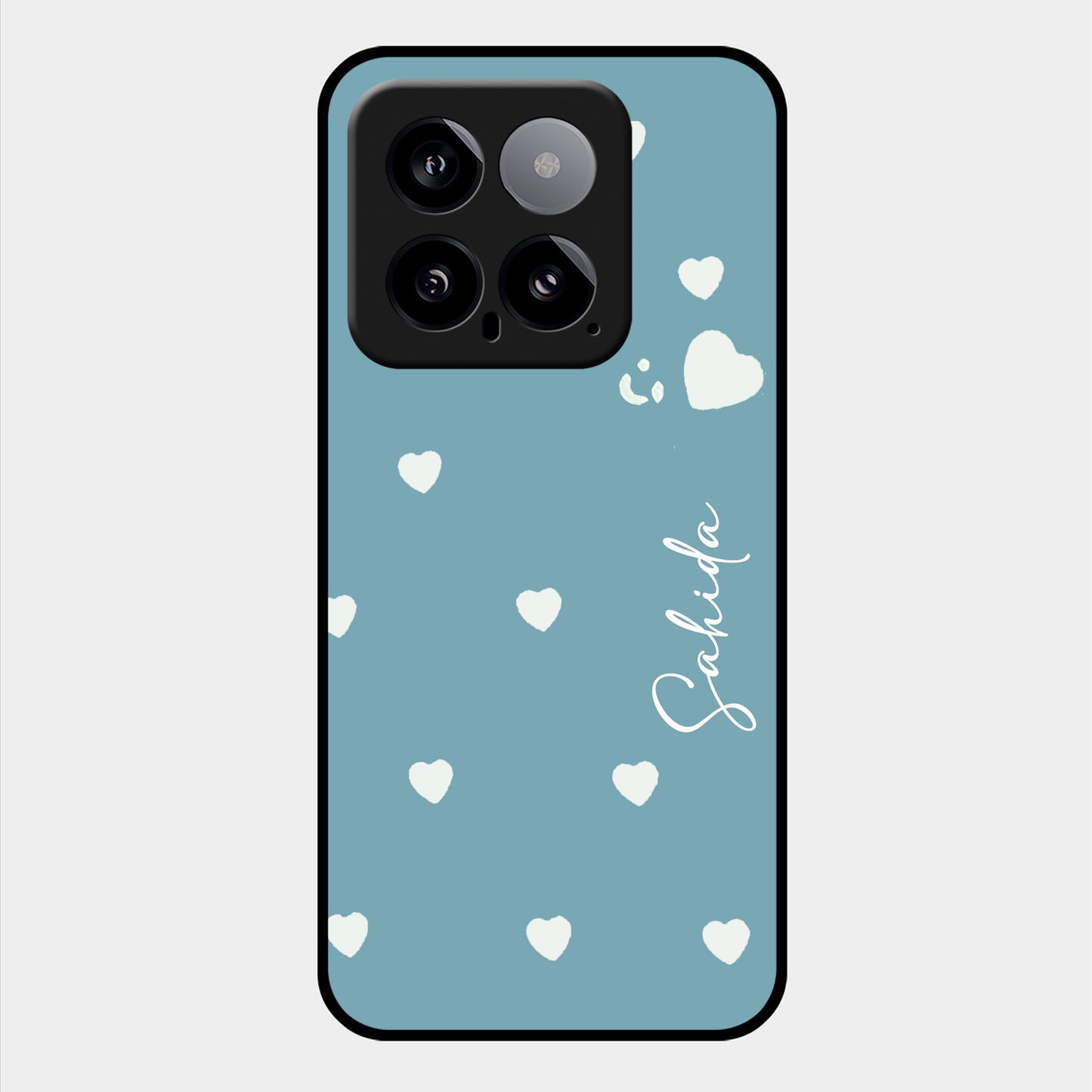 Be Loved Glossy Customized Metal Case Cover Sky Blue For Redmi