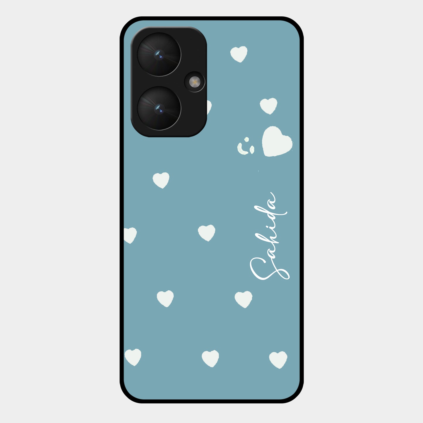 Be Loved Glossy Customized Metal Case Cover Sky Blue For Redmi