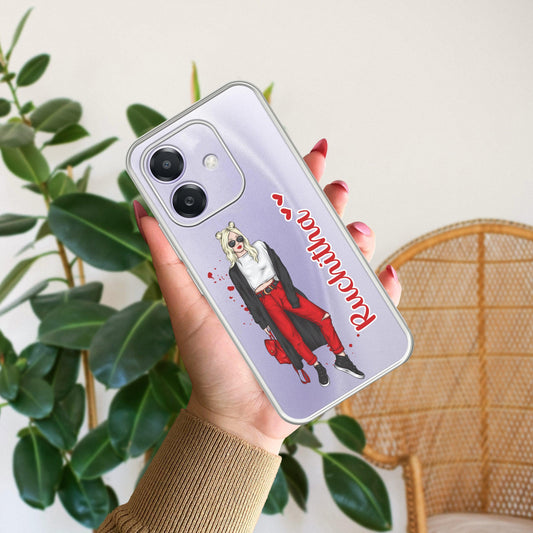 Attitude Girl Customize Transparent Silicon Case For Oppo - ShopOnCliQ