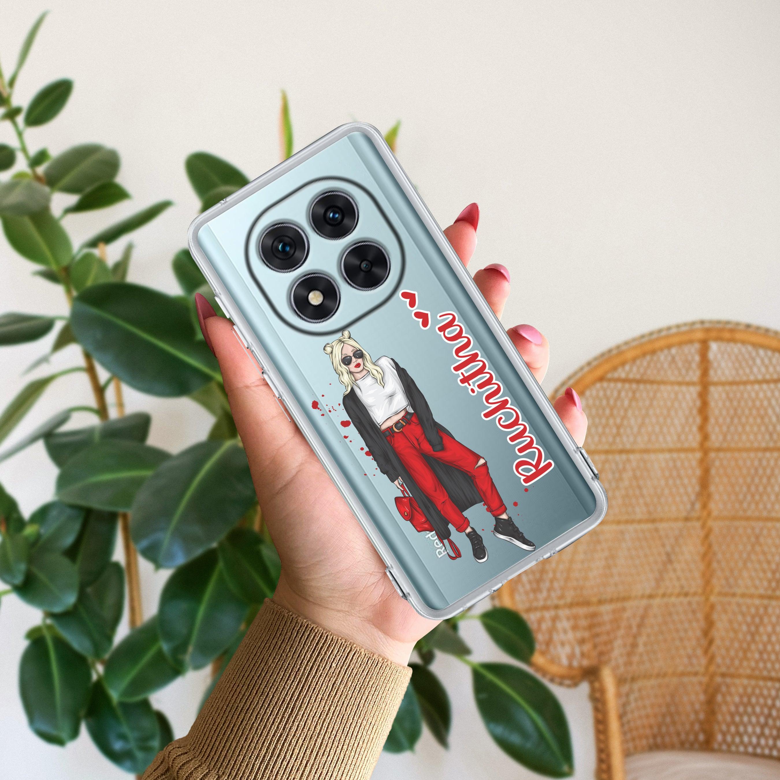 Attitude Girl Customize Transparent Silicon Case For Redmi/Xiaomi - ShopOnCliQ