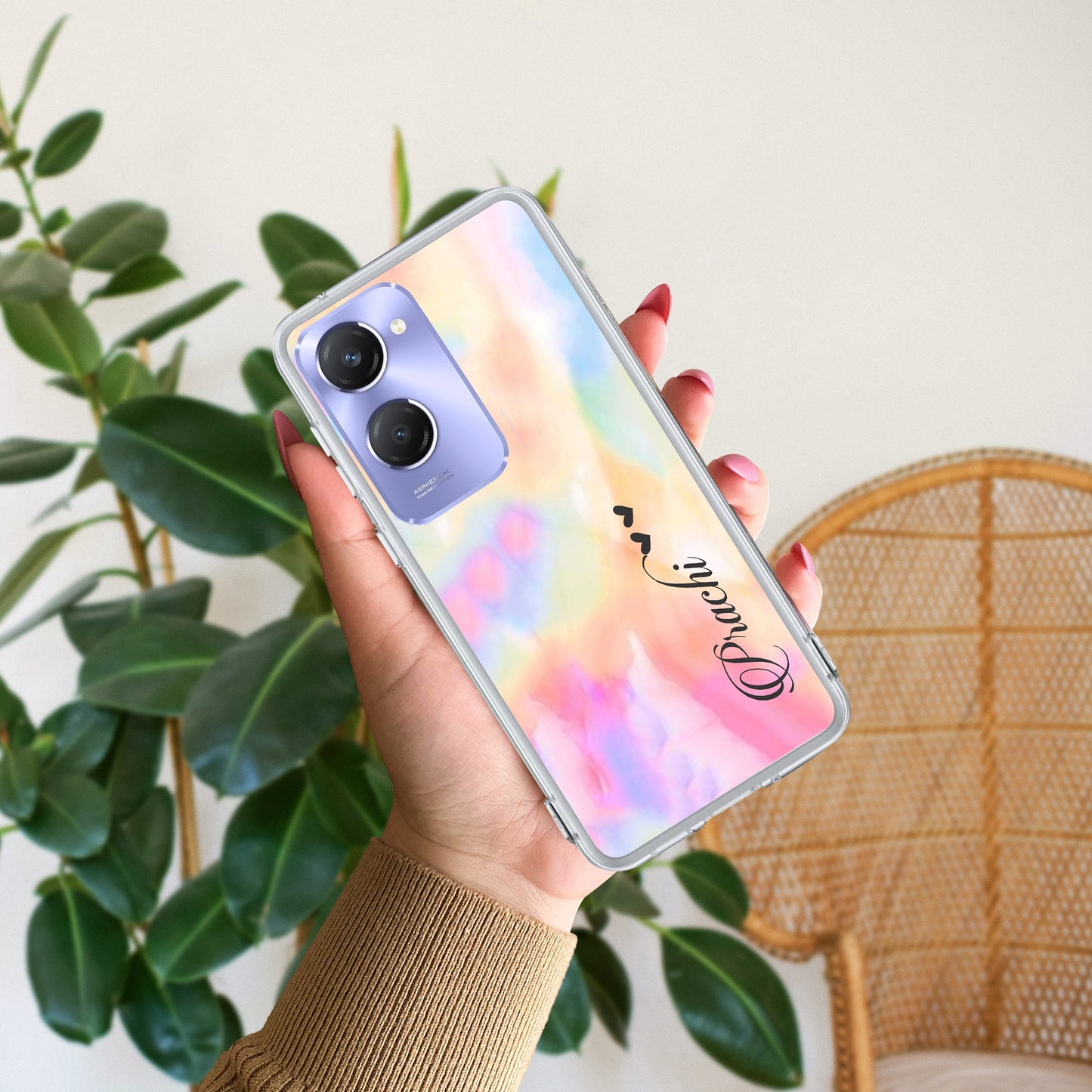 Customized Rainbow Silicon Case For Vivo