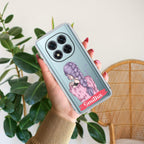 Braid Girl Customize Transparent Silicon Case For Xiaomi 14 5G