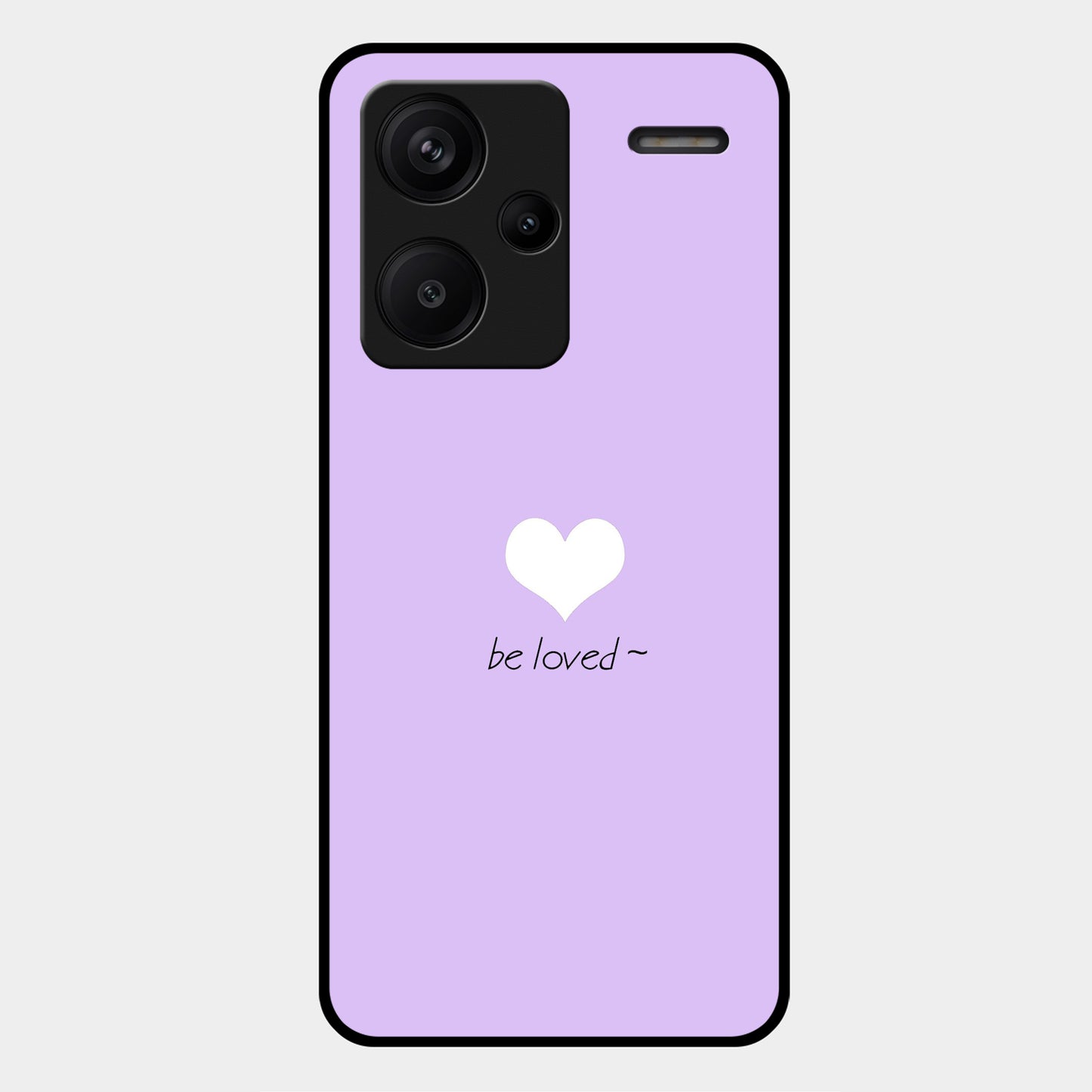 Be loved  Glossy Metal Case Cover For Redmi