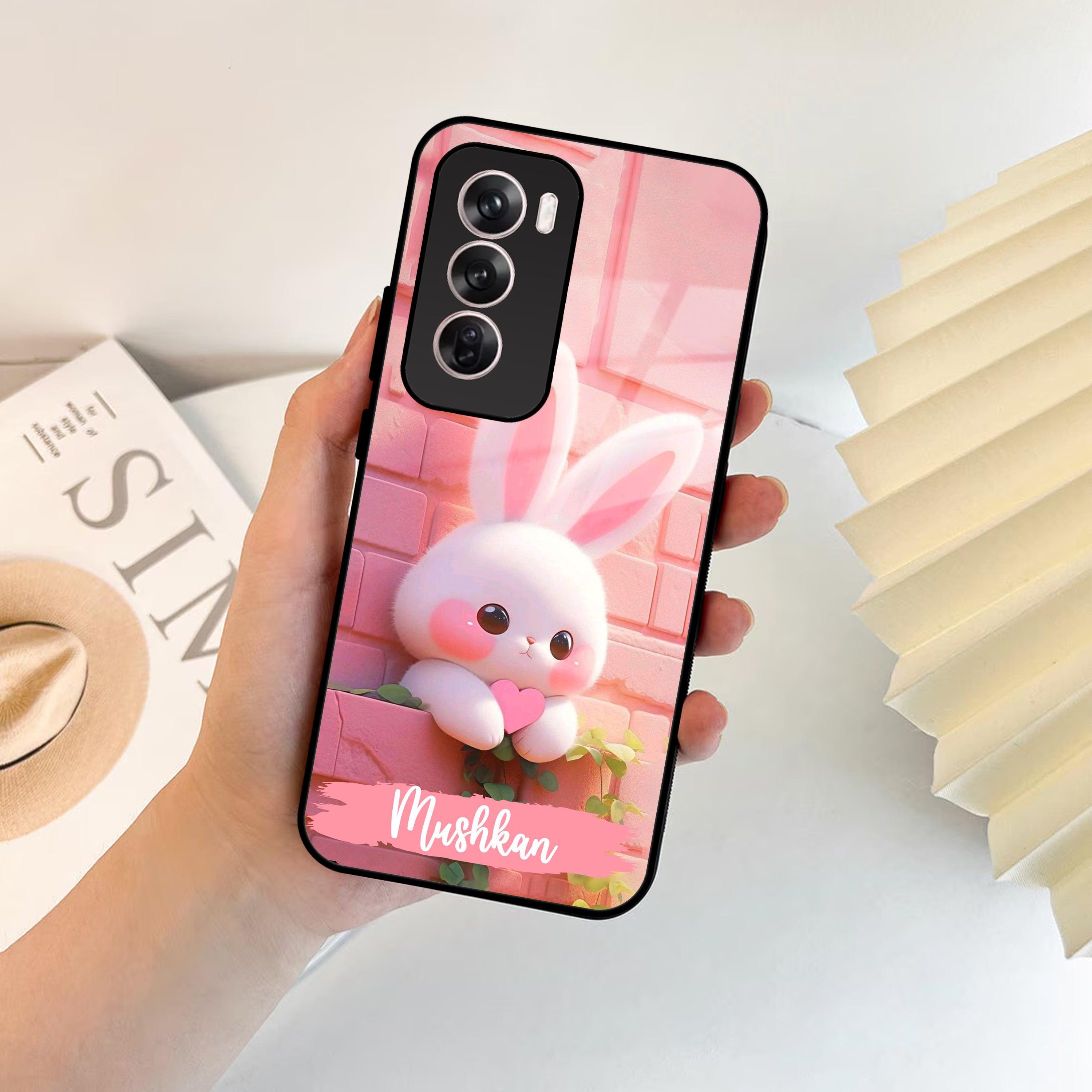 Bunny Glossy Metal Case Cover For Oppo - ShopOnCliQ