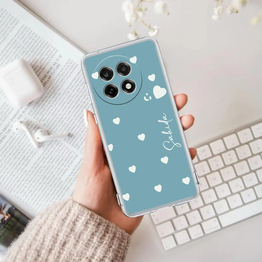 Be Loved Customize Transparent Silicon Case Sky Blue For OnePlus Nord CE 2 Lite