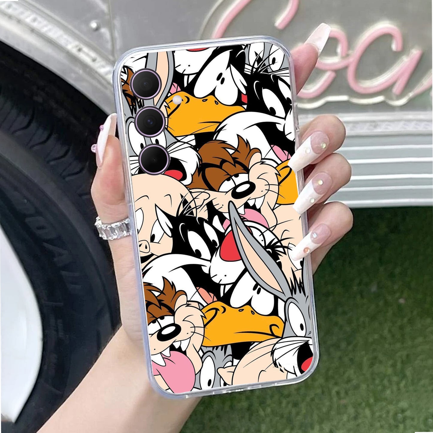 Cute Bugs Bunny Silicon Case For Samsung