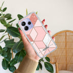 Marble Pink Customize Transparent Silicon Case For Redmi/Xiaomi - ShopOnCliQ