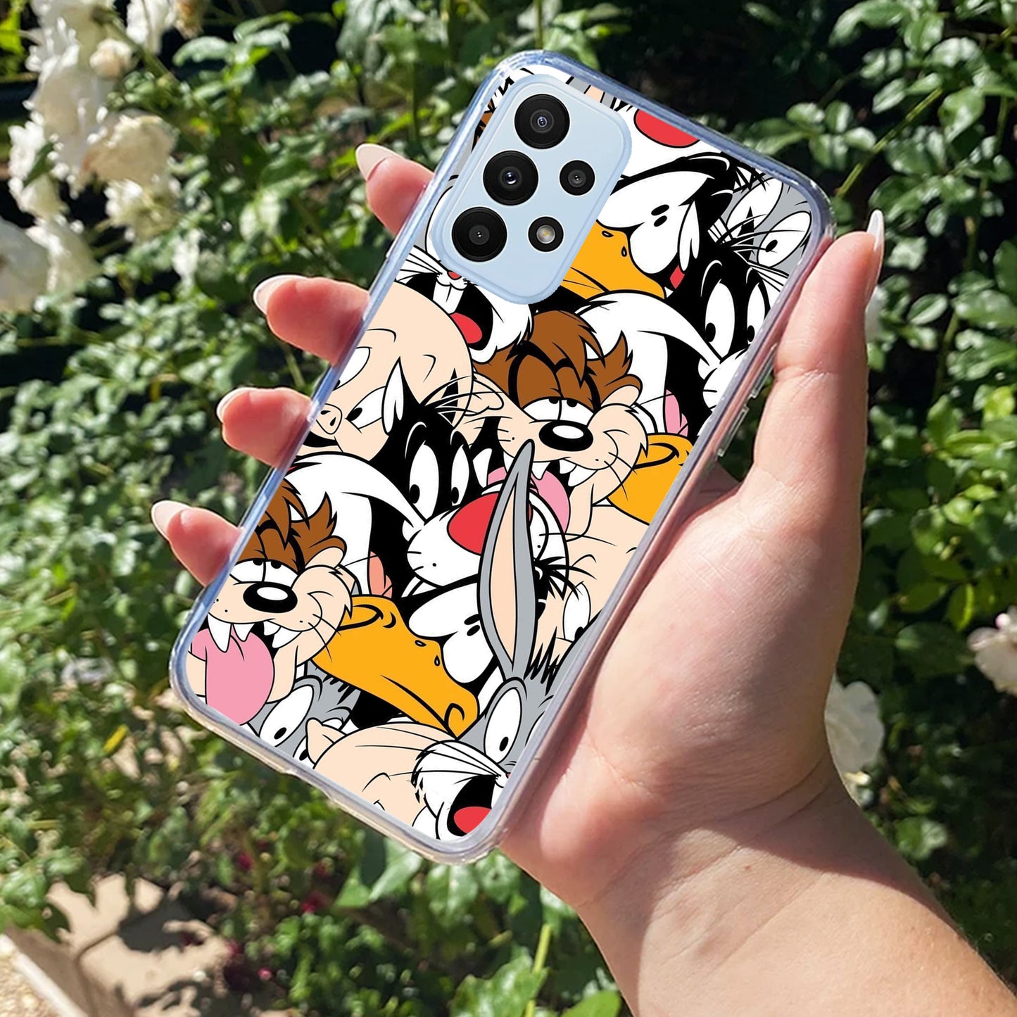 Cute Bugs Bunny Silicon Case For Samsung