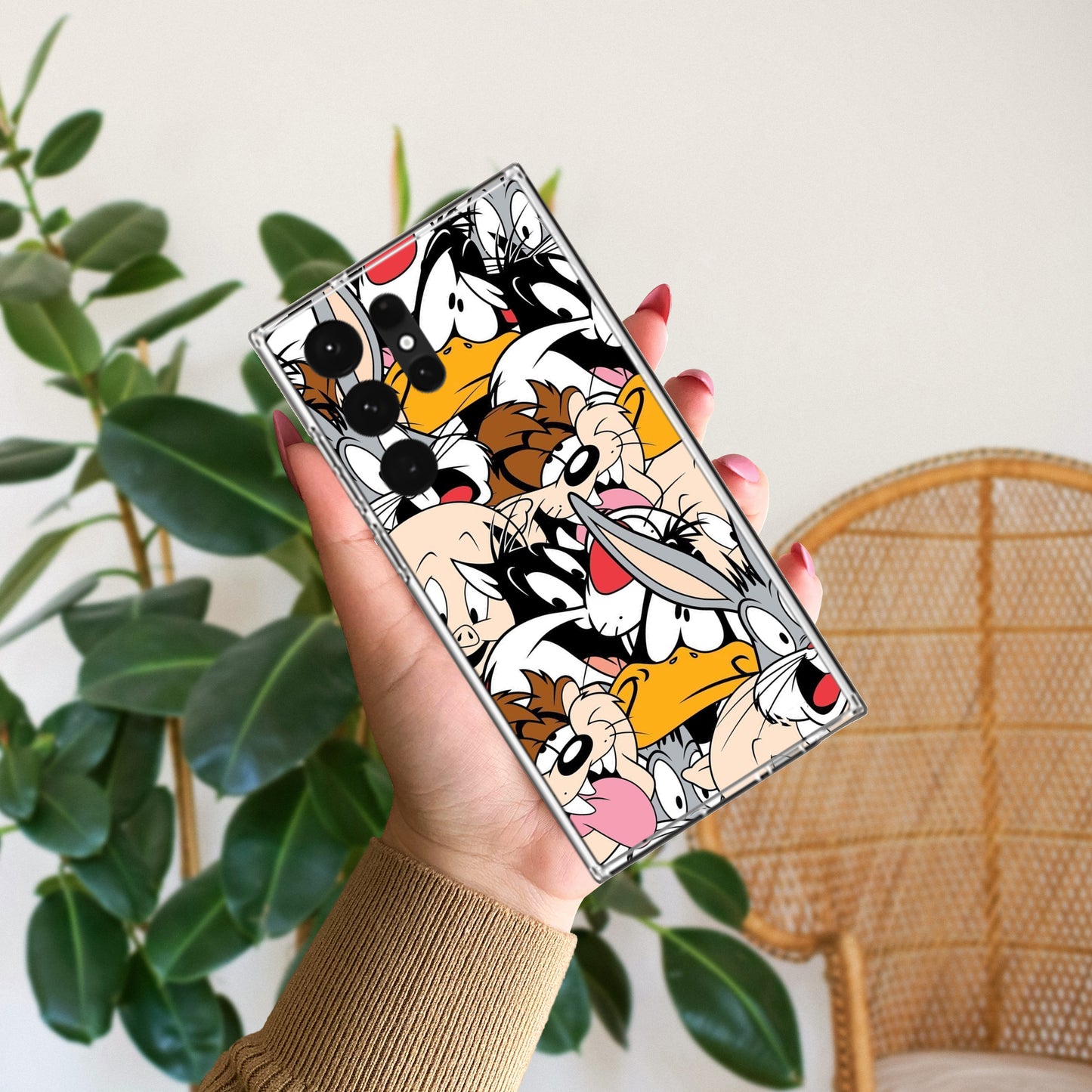 Cute Bugs Bunny Silicon Case For Samsung