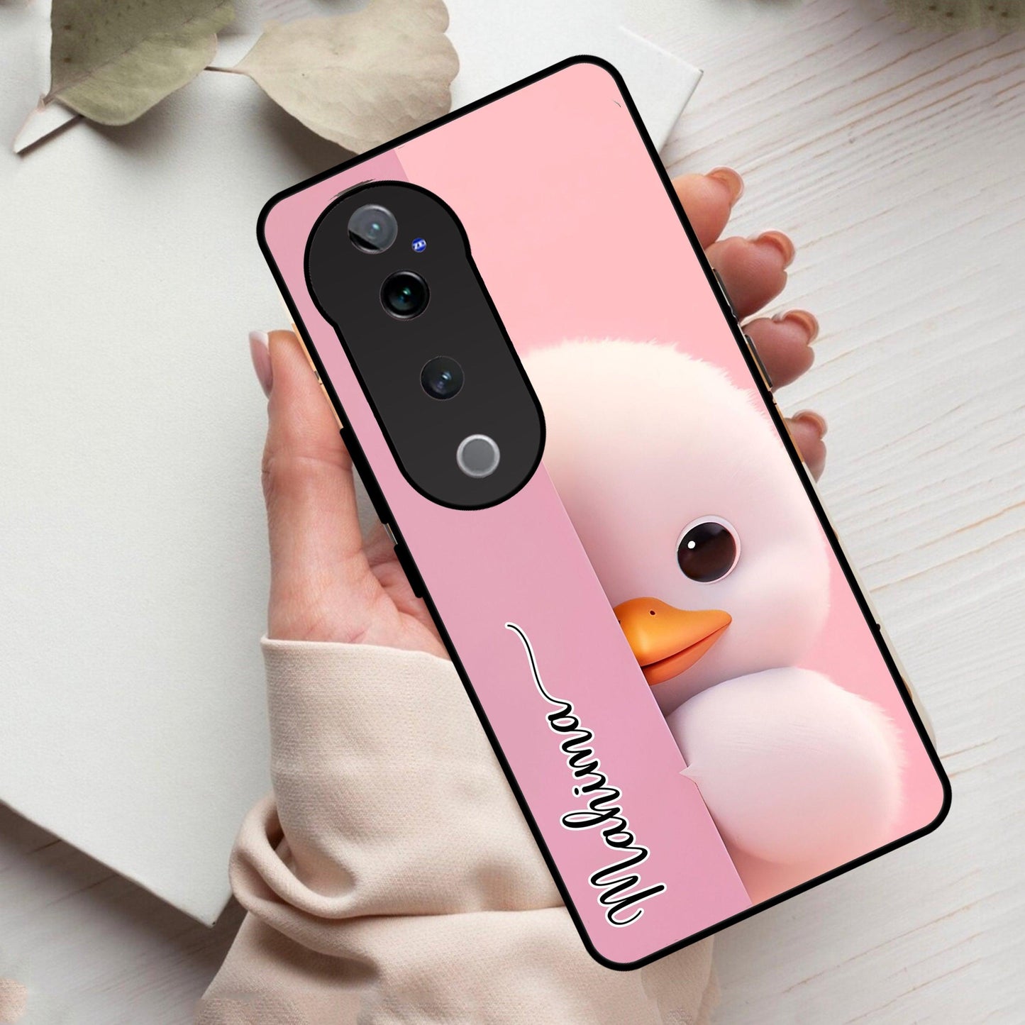 Baby Duck Glossy Metal Case Cover For Vivo
