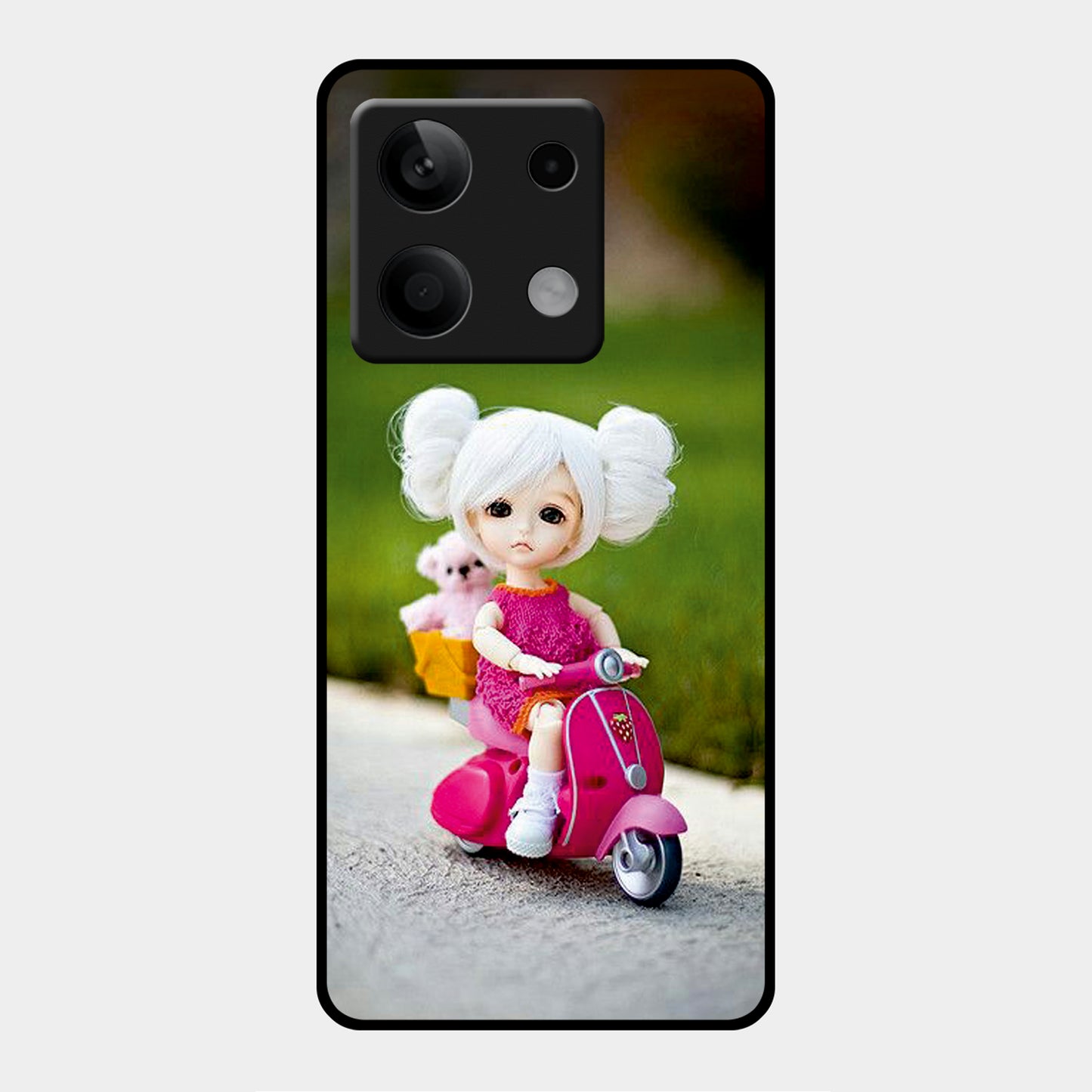 Doll Ridings Glossy Metal Case Cover For Redmi