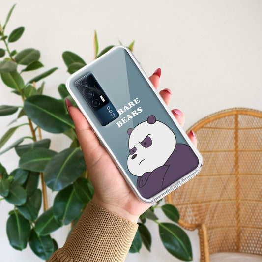 We Bare Bears Transparent Silicon Case Blue For iQOO